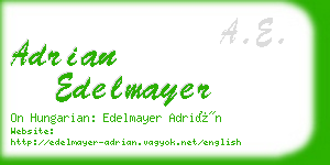 adrian edelmayer business card